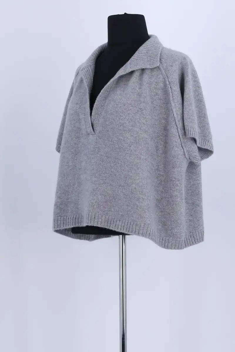 Pull Kujten Anthracite en Cachemire