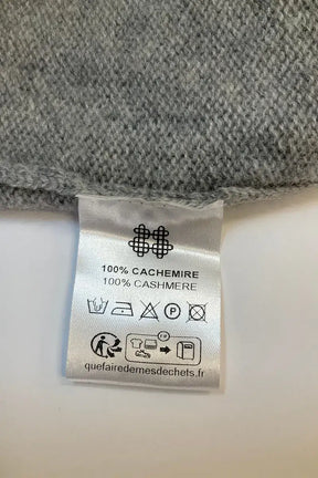 Pull Kujten Anthracite en Cachemire