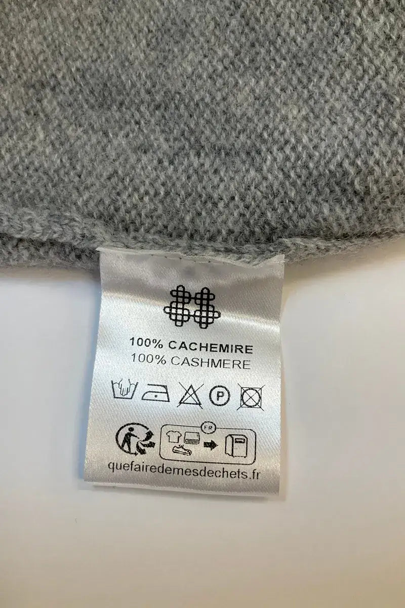 Pull Kujten Anthracite en Cachemire