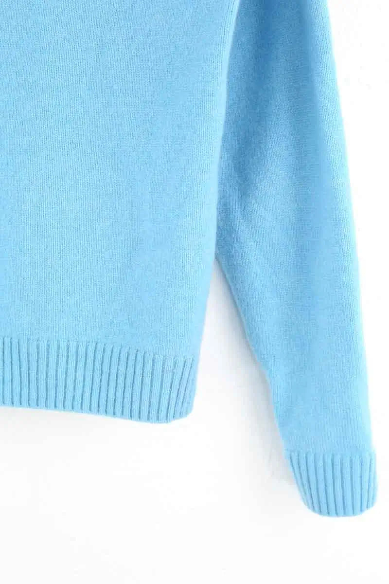Pull Kujten Bleu en Cachemire