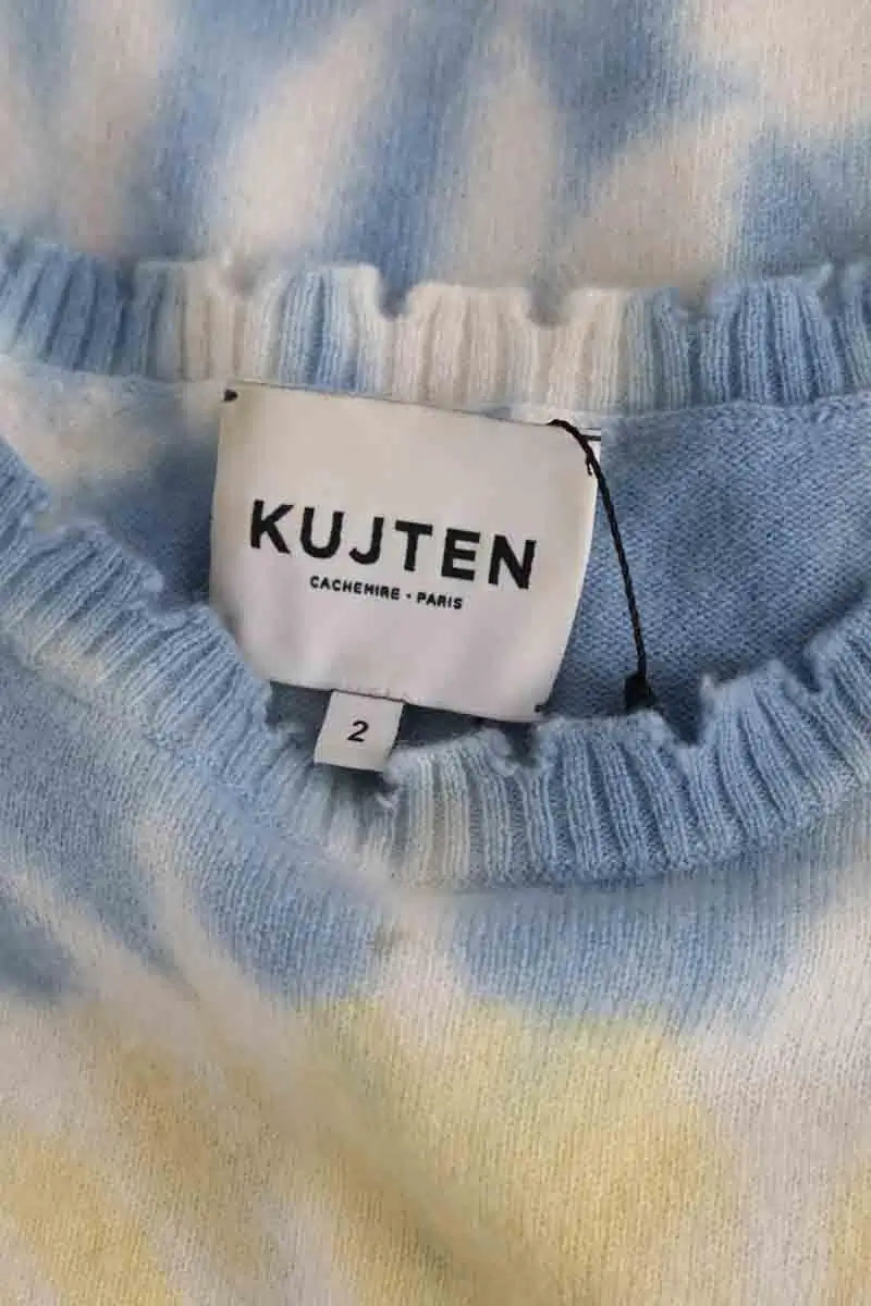 Pull Kujten Bleu en Cachemire
