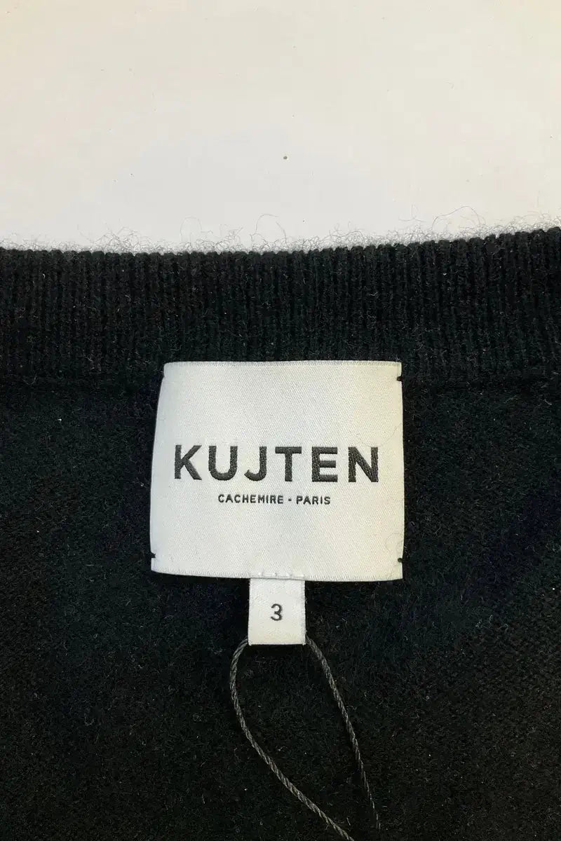 Pull Kujten Noir en Cachemire