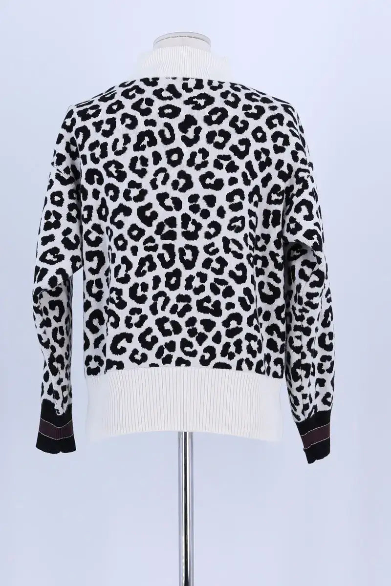 Pull Lacoste Blanc en Coton
