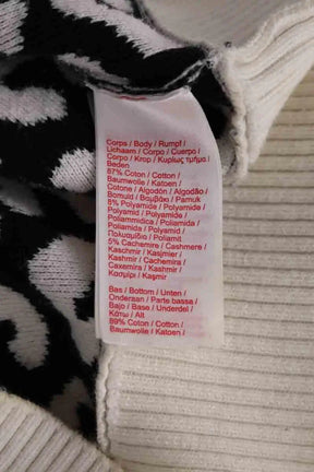 Pull Lacoste Blanc en Coton
