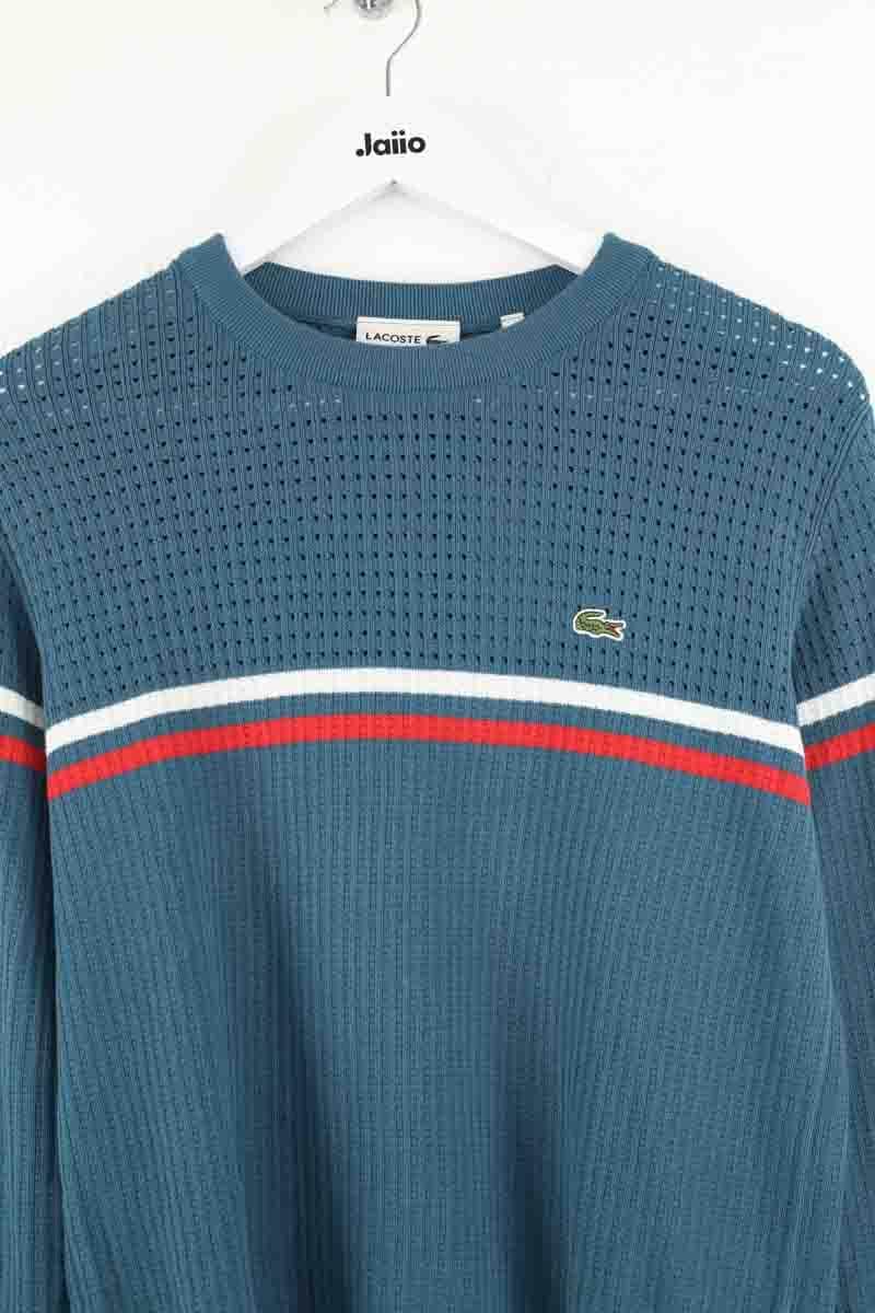Pull Lacoste Bleu en Coton