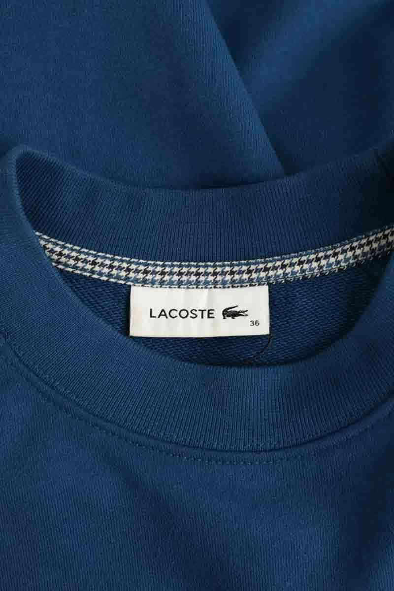 Pull Lacoste Bleu en Coton