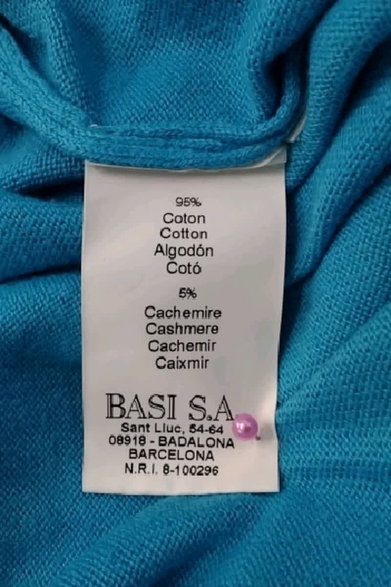 Pull Lacoste Bleu en Coton