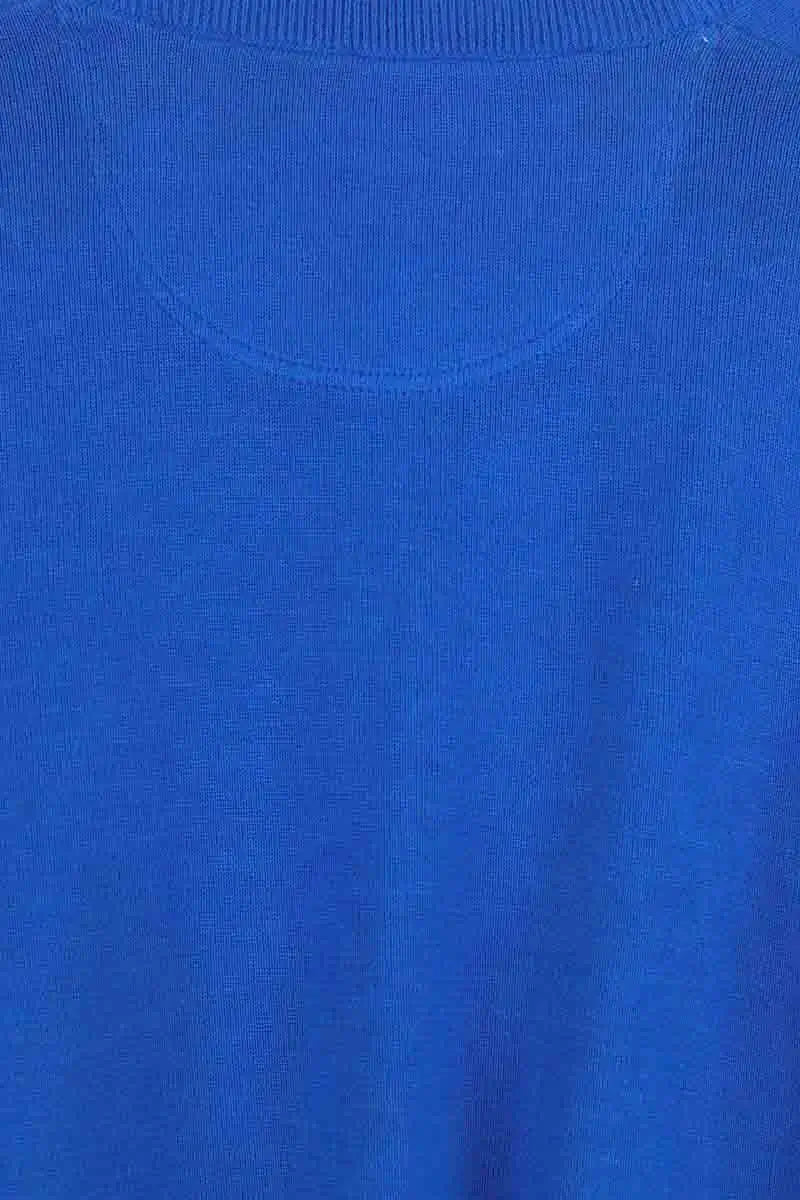Pull Lacoste Bleu en Coton