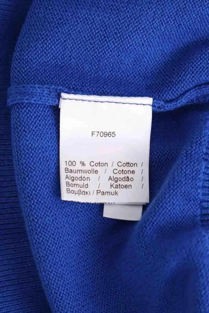 Pull Lacoste Bleu en Coton
