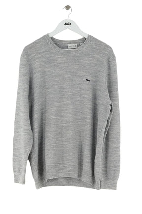 Pull Lacoste Gris en Coton, taille XL - Seconde Main