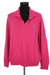 Pull Lacoste Rose en Cachemire, taille M - Seconde Main