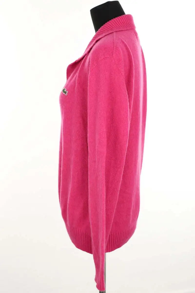 Pull Lacoste Rose en Cachemire