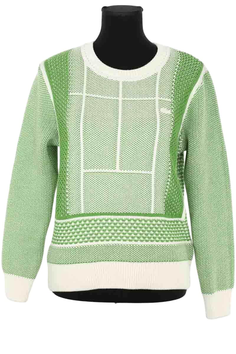 Pull Lacoste Vert en Coton, taille M - Seconde Main