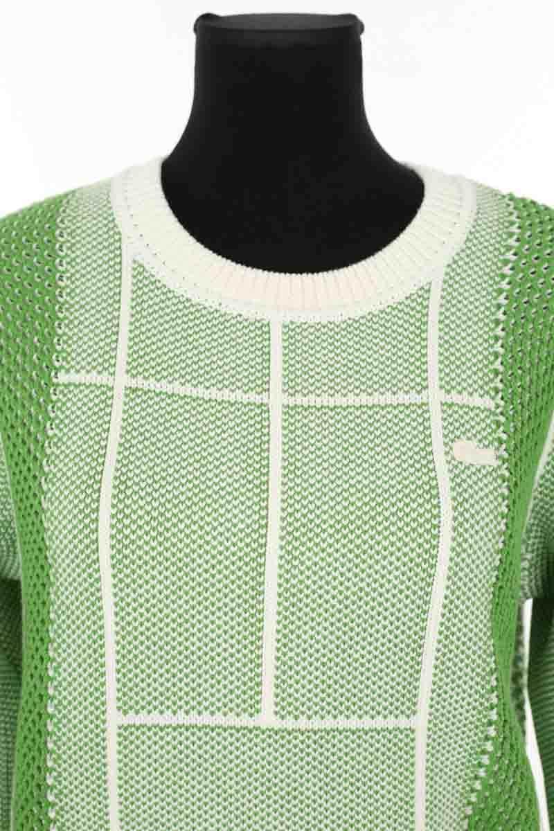 Pull Lacoste Vert en Coton