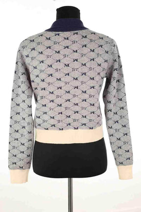 Pull Le Mont Saint Michel Marine en Laine