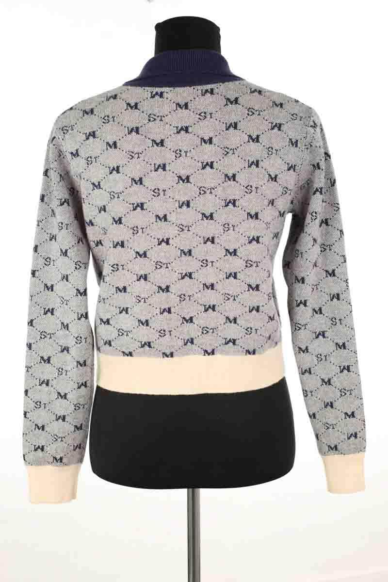 Pull Le Mont Saint Michel Marine en Laine