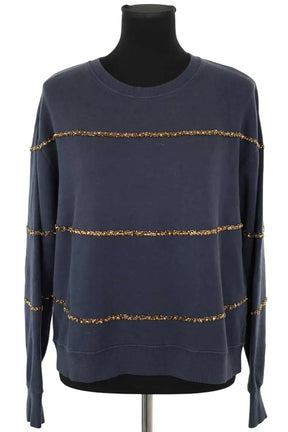 Pull Leon & Harper Bleu en Coton, taille S - Seconde Main