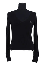 Pull Liu Jo Noir en Soie, taille XXL - Seconde Main