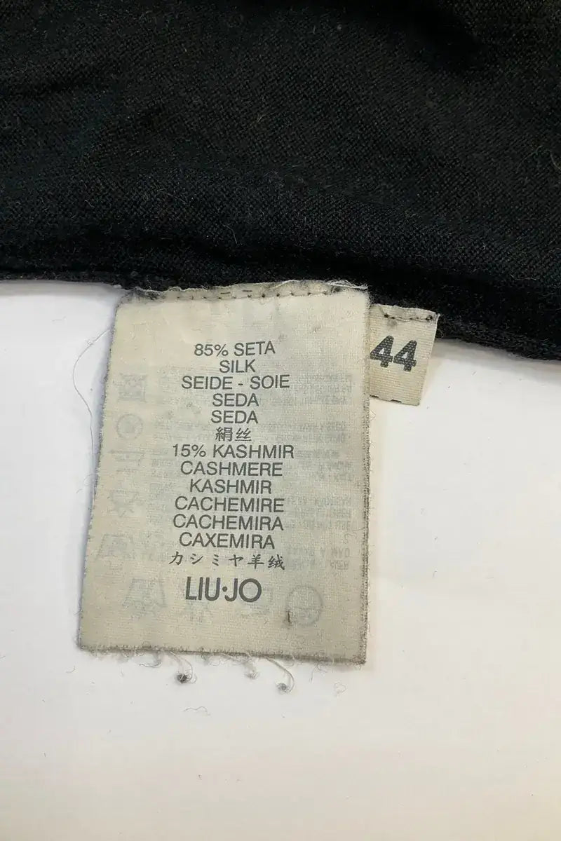 Pull Liu Jo Noir en Soie
