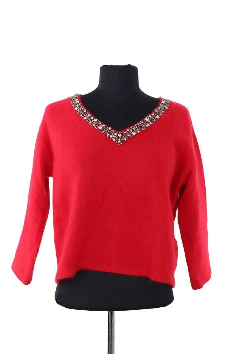 Pull Liu Jo Rouge en Laine, taille S - Seconde Main