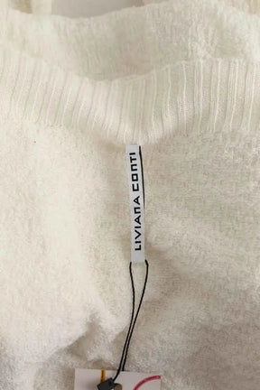 Pull Liviana Conti Blanc en Lin