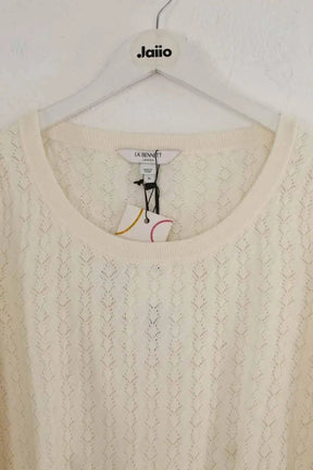 Pull LK Bennett Emma Blanc en Coton