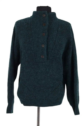 Pull Louise Misha Vert en Laine, taille S - Seconde Main