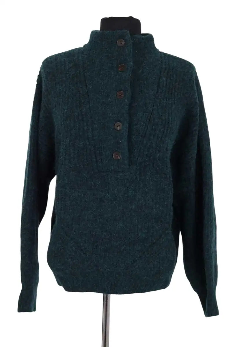 Pull Louise Misha Vert en Laine, taille S - Seconde Main