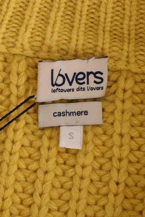 Pull Lovers Jaune en Cachemire