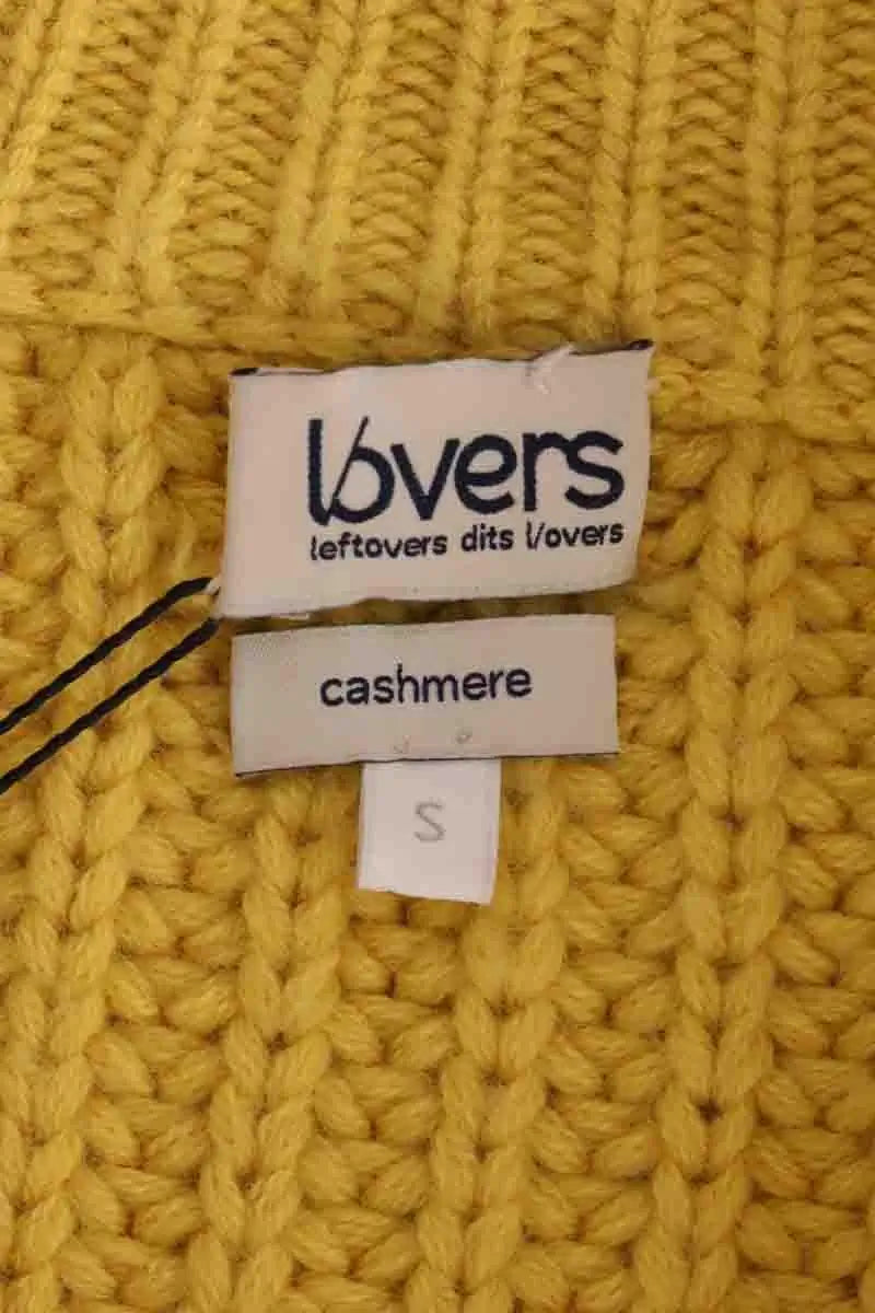 Pull Lovers Jaune en Cachemire