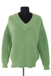 Pull Lovers Vert en Cachemire, taille S - Seconde Main