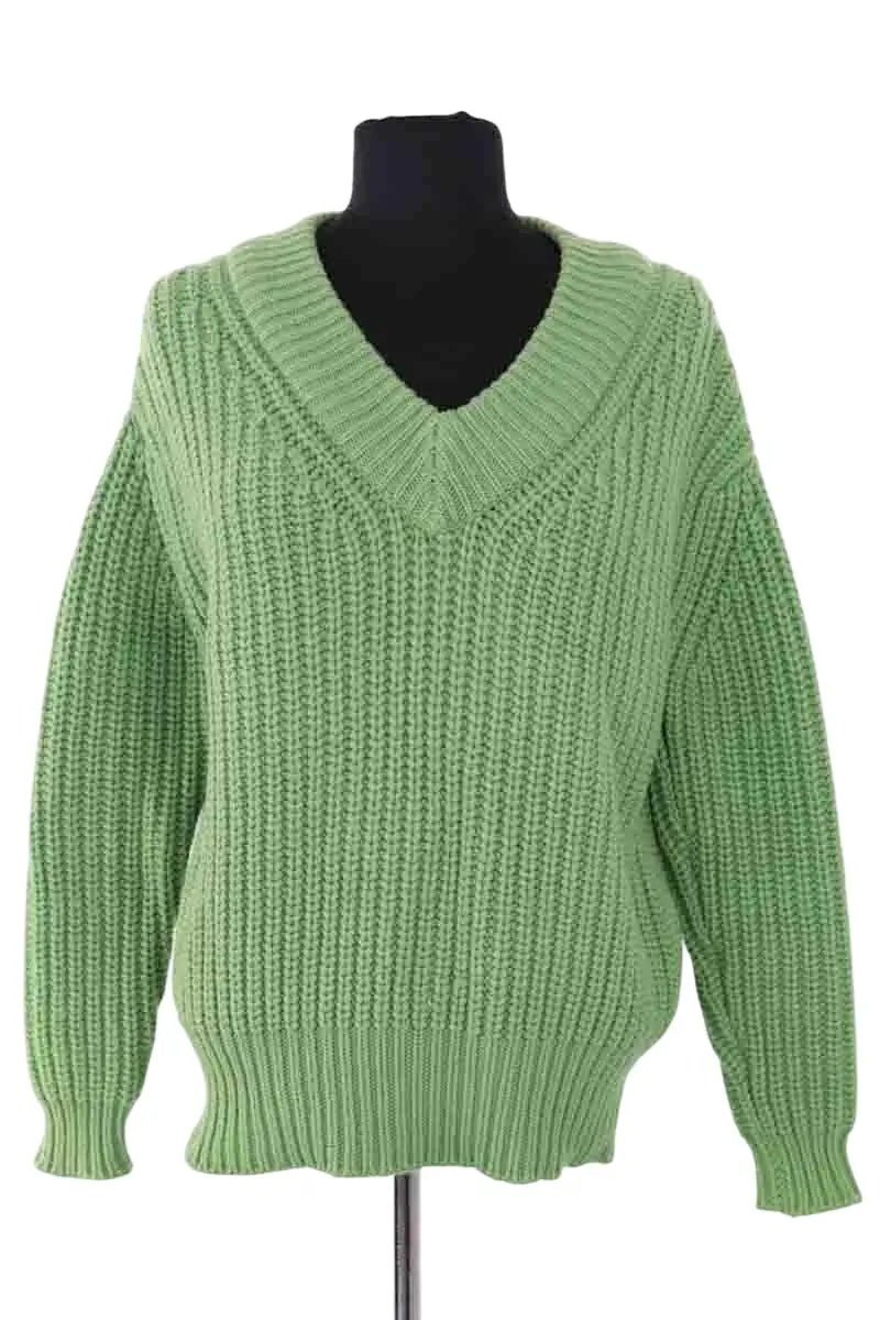 Pull Lovers Vert en Cachemire, taille S - Seconde Main