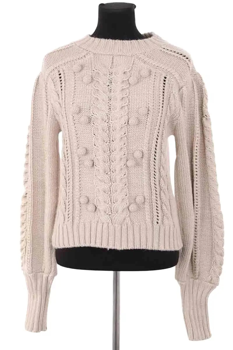 Pull Magali Pascal Beige en Cachemire, taille M - Seconde Main