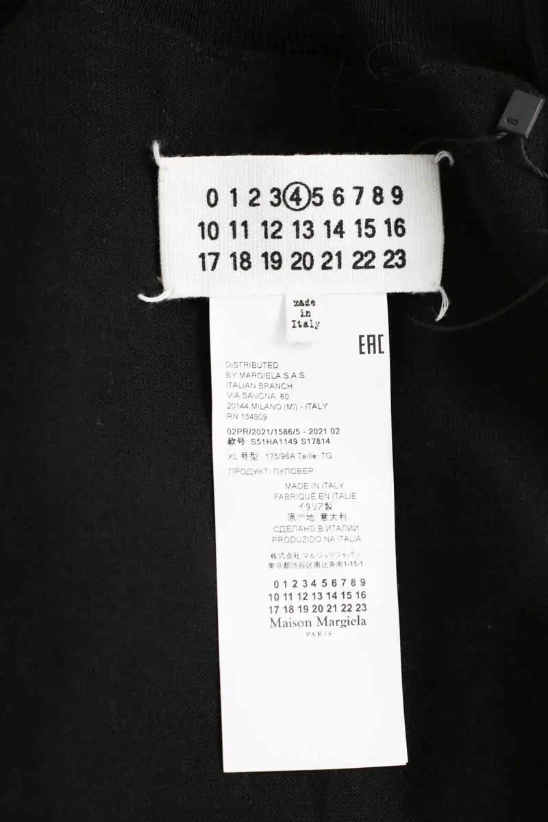 Pull Maison Martin Margiela Noir en Laine