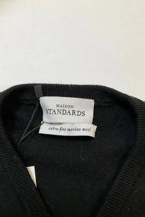 Pull Maison Standards Noir en Laine