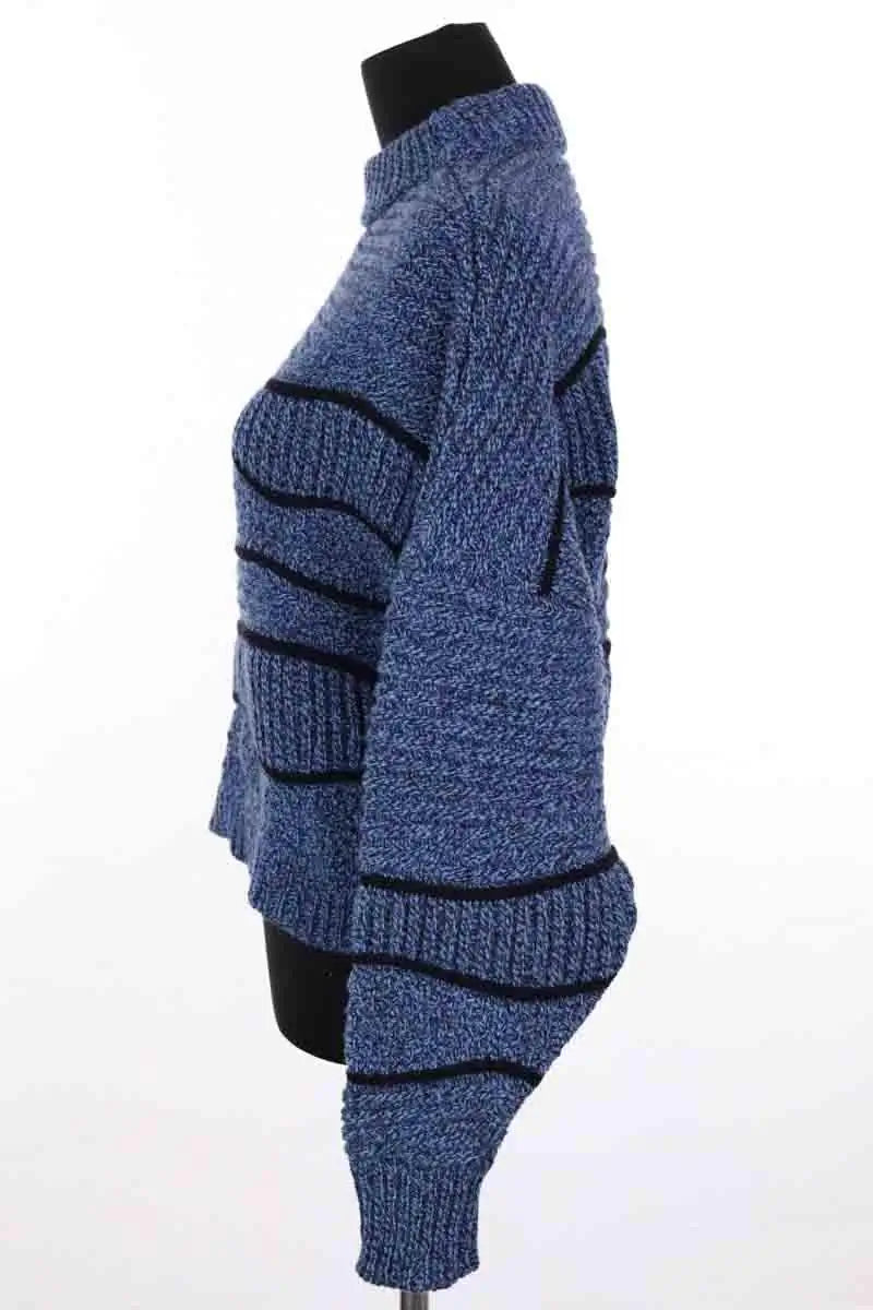 Pull Maison Ullens Bleu en Cachemire