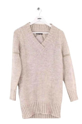 Pull Maje Beige en Laine, taille L - Seconde Main