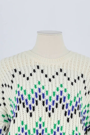 Pull Maje Blanc en Laine