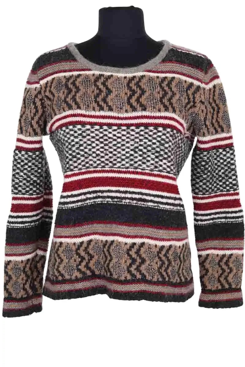 Pull Maje Marron en Synthétique, taille S - Seconde Main