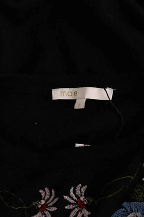 Pull Maje Noir en Laine