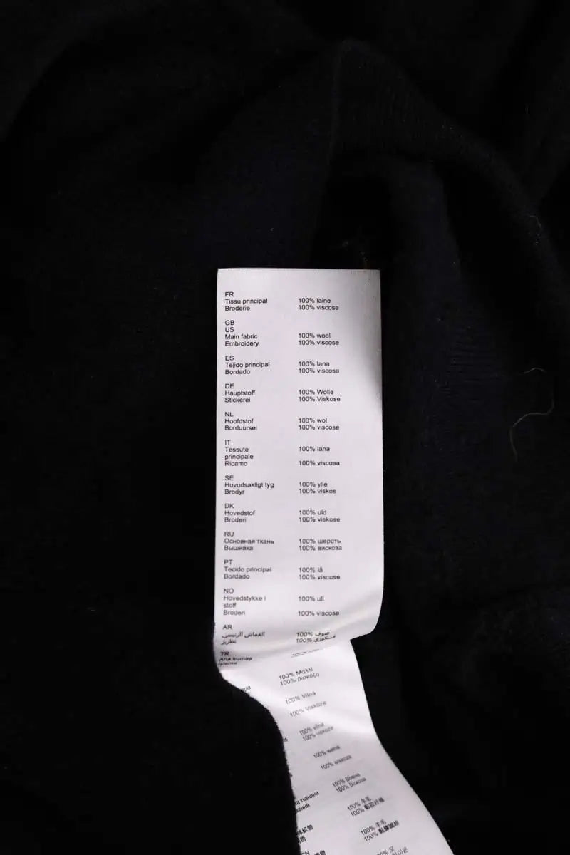 Pull Maje Noir en Laine
