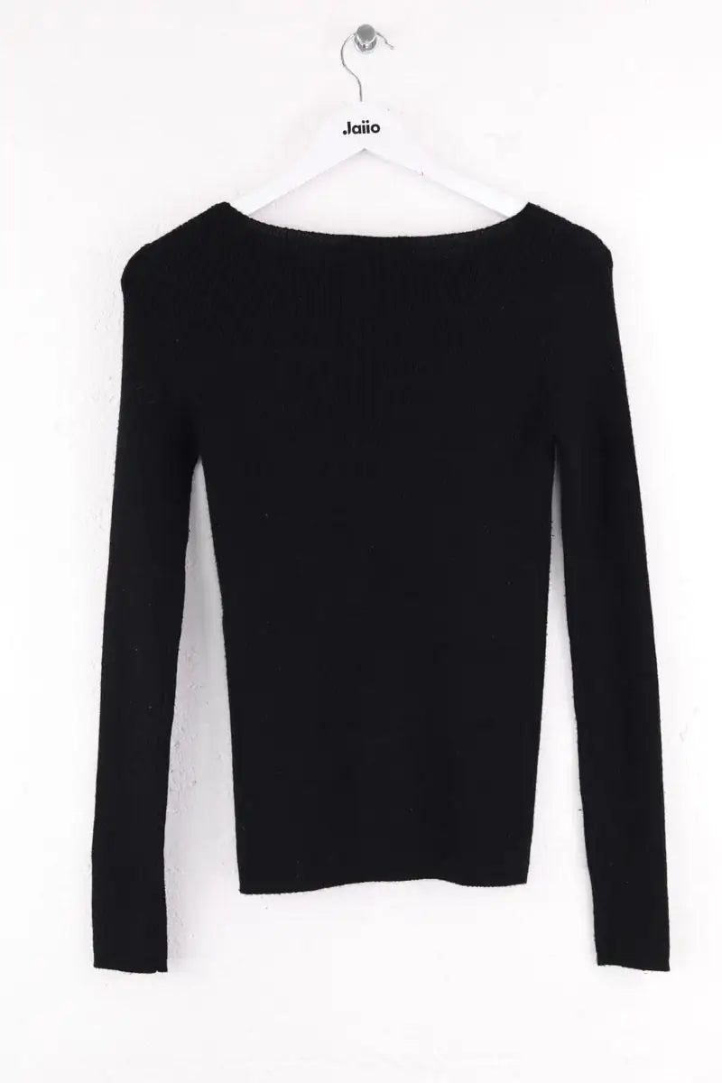 Pull Maje Noir en Laine