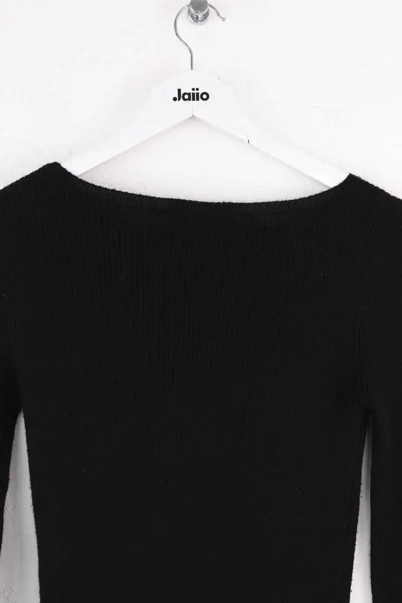 Pull Maje Noir en Laine