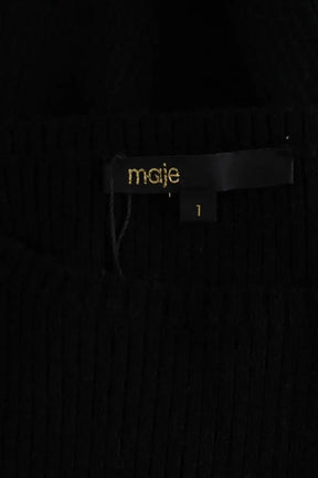 Pull Maje Noir en Laine