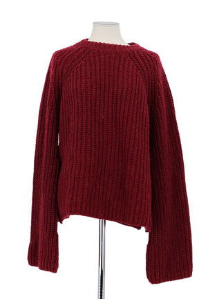 Pull Maje Rouge en Laine, taille L - Seconde Main