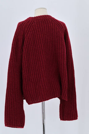 Pull Maje Rouge en Laine