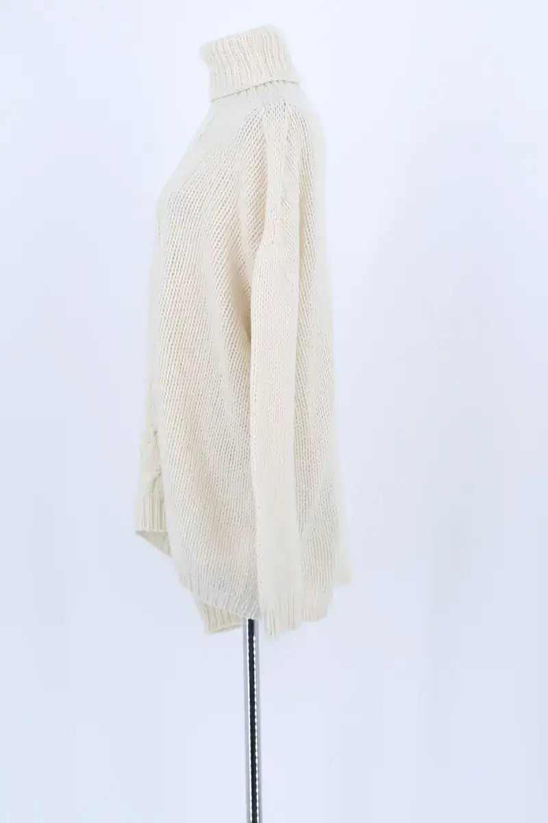 Pull Majestic Filatures Ecru en Laine