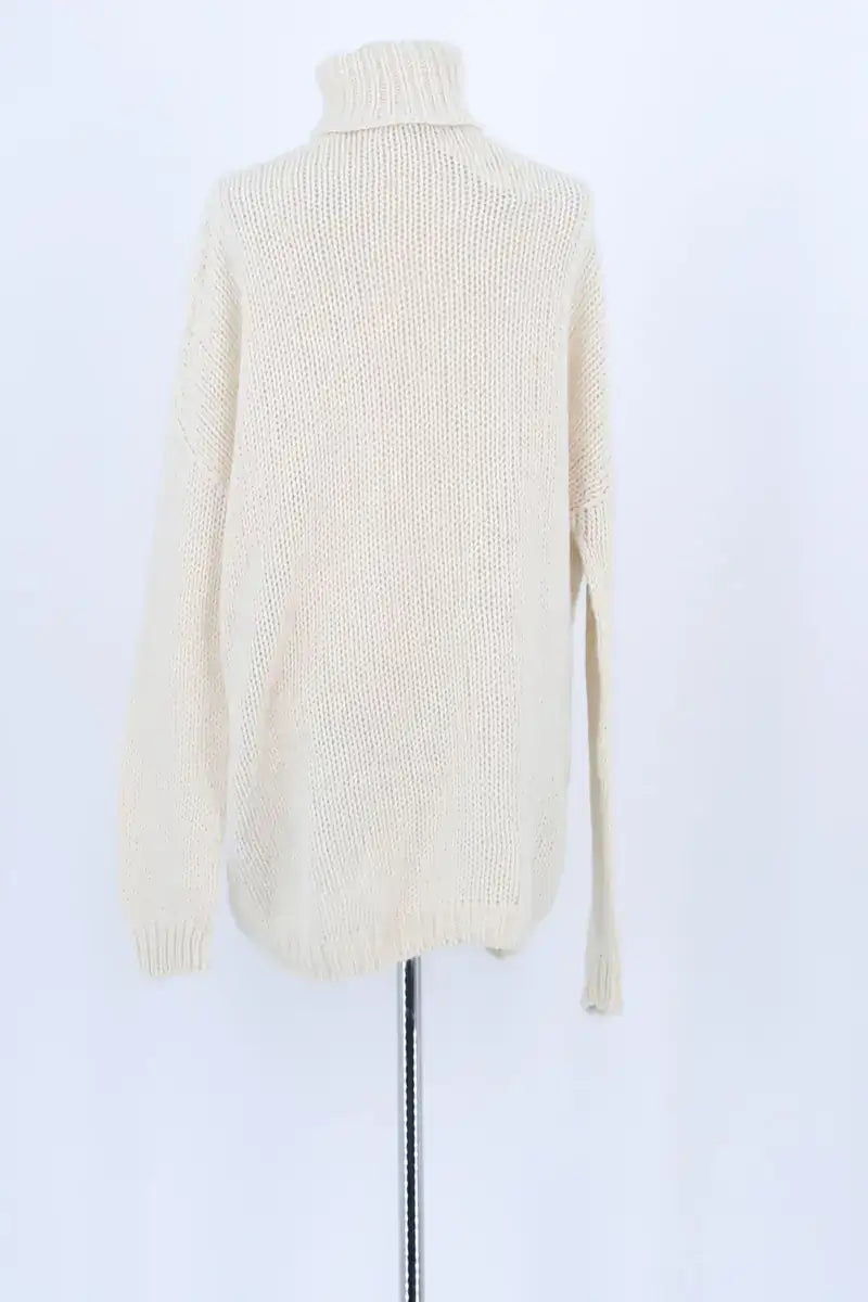 Pull Majestic Filatures Ecru en Laine