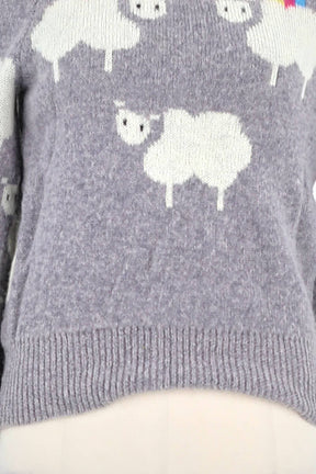 Pull Manoush Gris en Laine