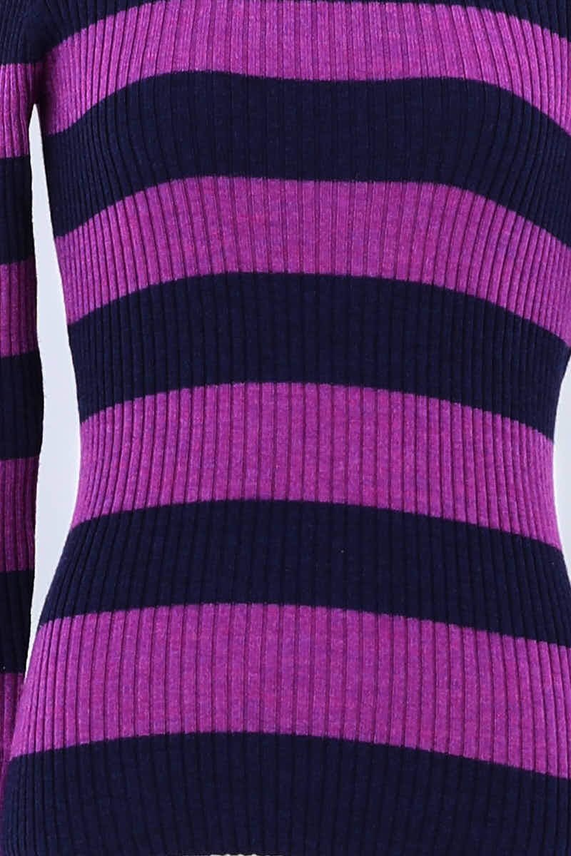 Pull Manoush Violet en Laine